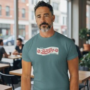 Vintage inspo Mens' Pepsi Cola Tee Shirt sz large